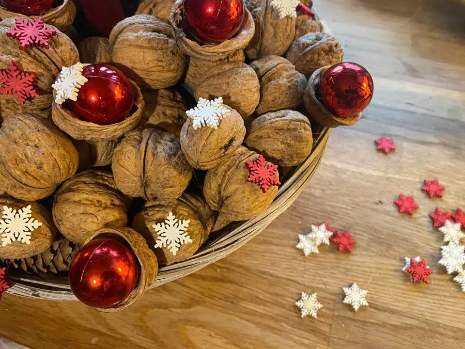 vánoční svícen DIY