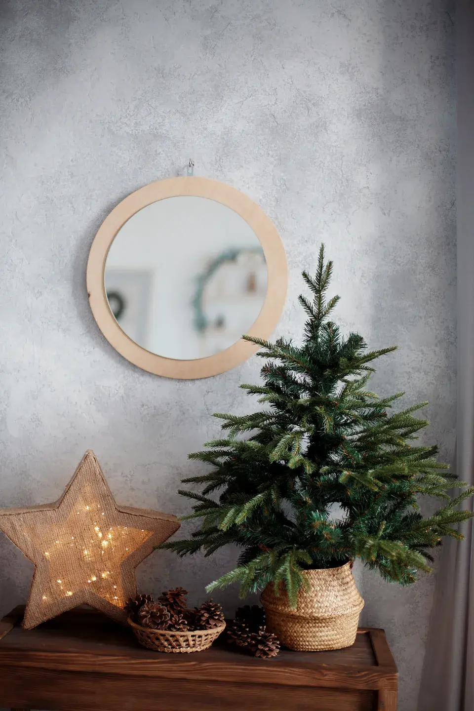 vázaný vánoční stromeček