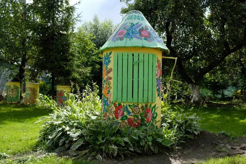 Barevná vesnice v Polsku