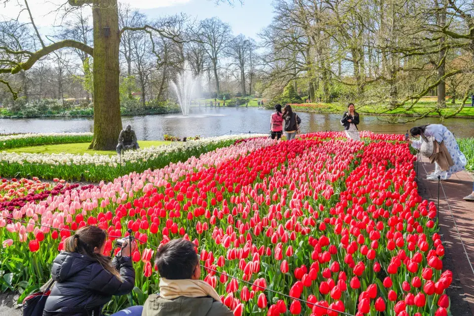 Největší zahrada Evropy park Keukenhof