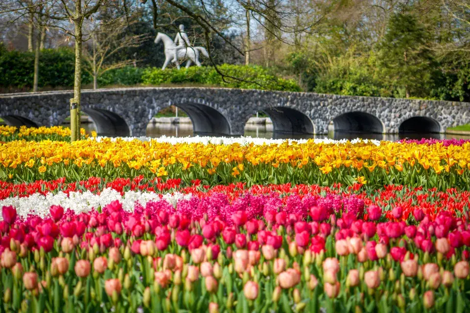 Největší zahrada Evropy park Keukenhof
