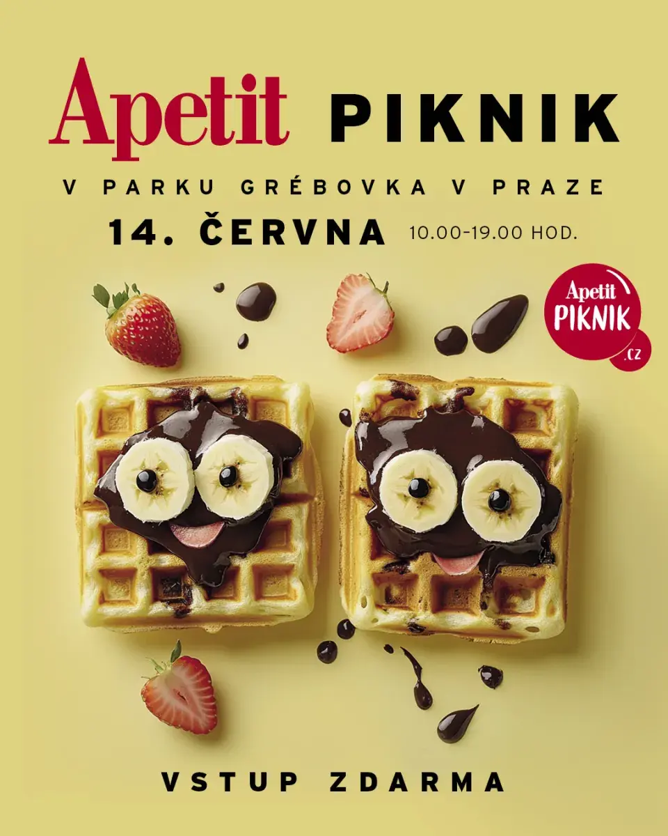 Letošní Apetit piknik se uskuteční v sobotu 14. června v pražském parku Grébovka.