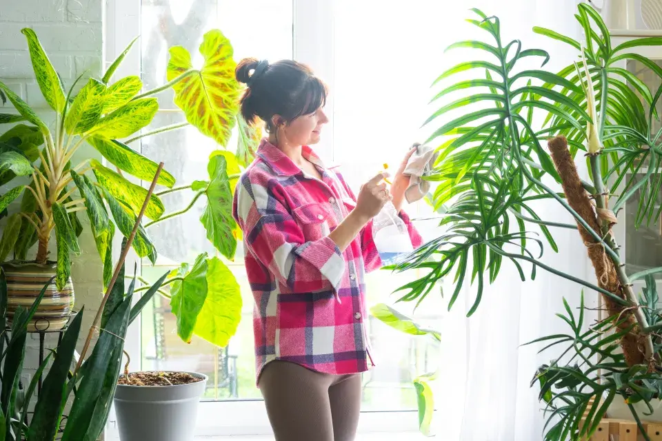 Prohlídka a ošetření rostlin 