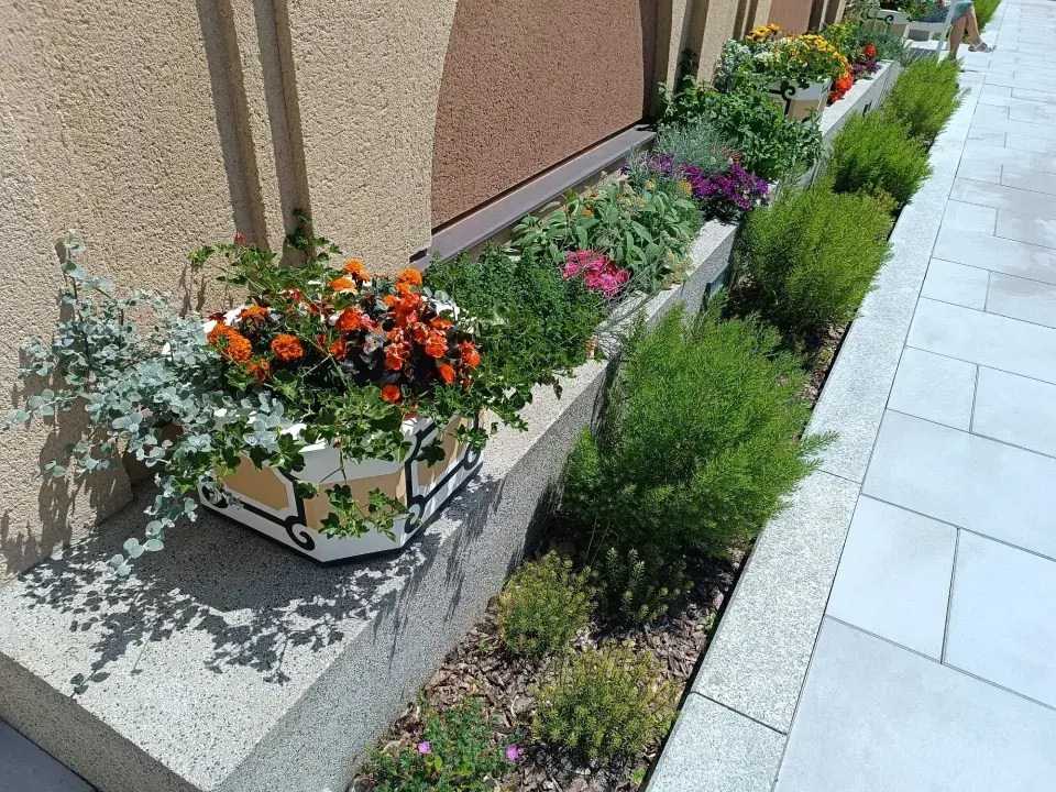 Barevné květináče 