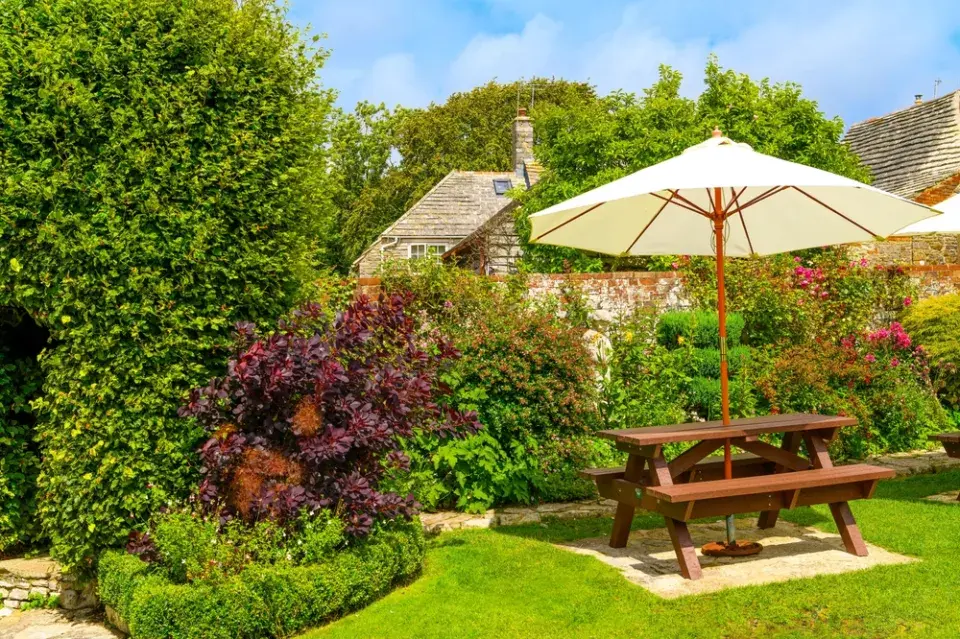 Okrasná zahrada v anglickém stylu