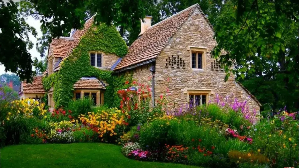 Okrasná zahrada v anglickém stylu