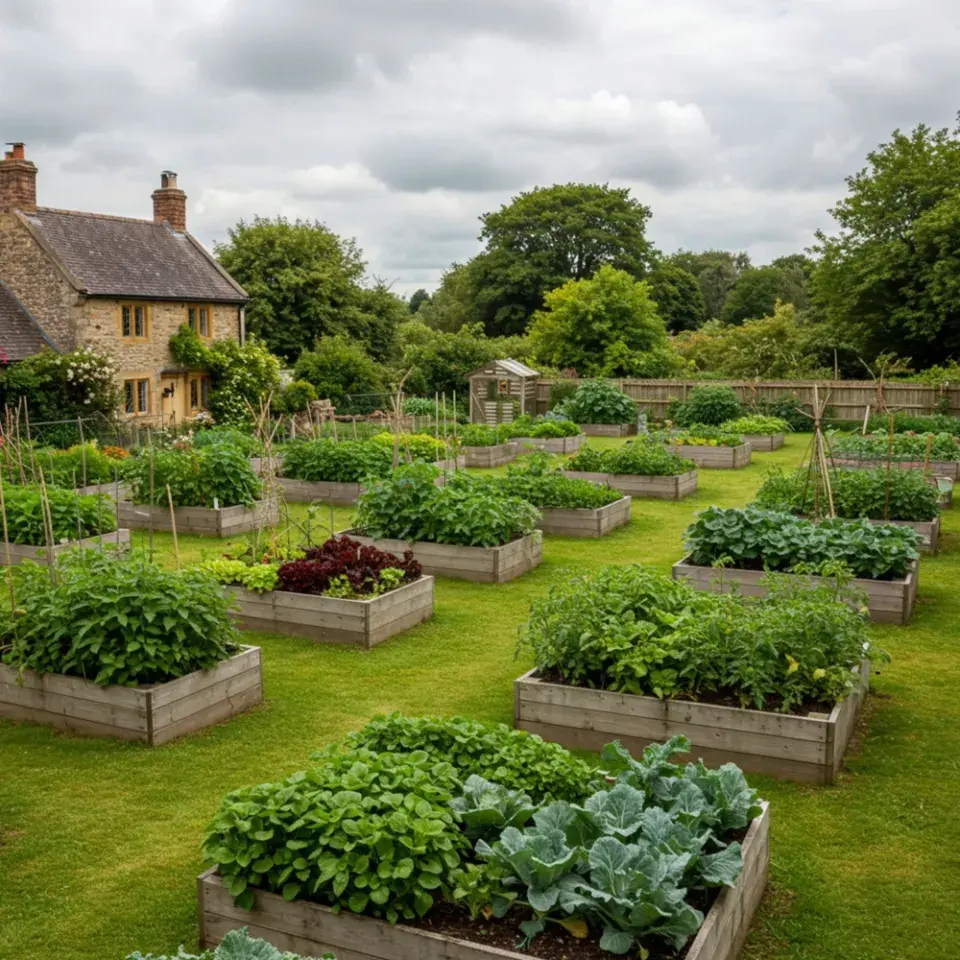 Pěkná užitková zahrada 
