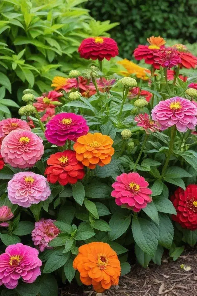 Letničky na zahradě