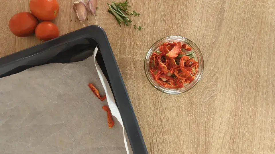 Sušení rajčat v troubě