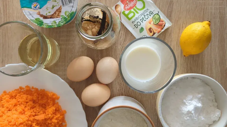 Recept na mrkvový dort