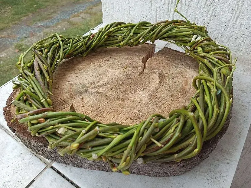 Věnec z vrbového proutí