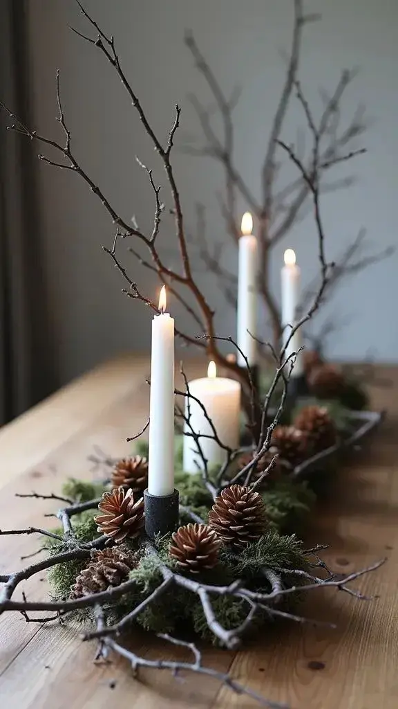 Jednoduchý adventní šál 