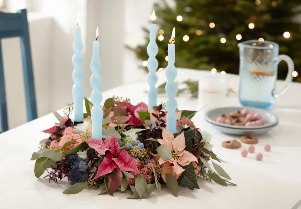 miniaturní vánoční hvězda