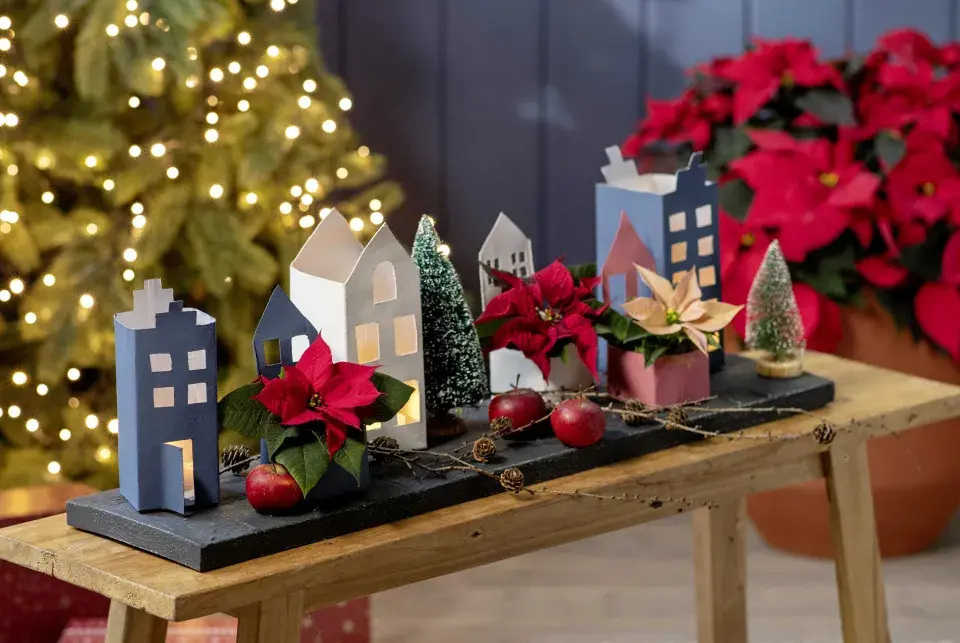 vánoční domečky DIY