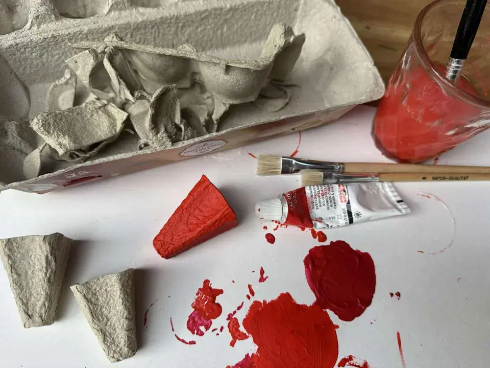 vánoční košíčky DIY