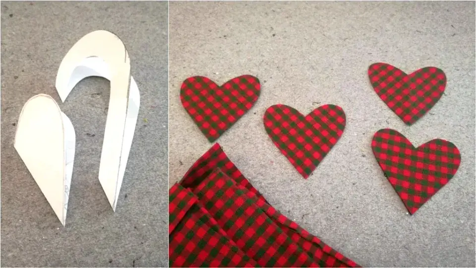 vánoční srdíčka z jáhel