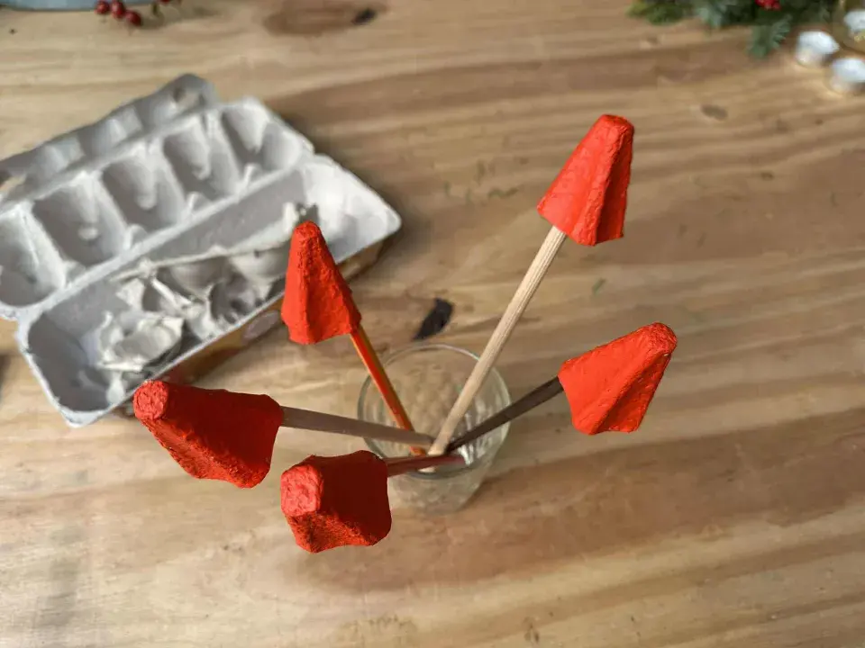 vánoční košíčky DIY