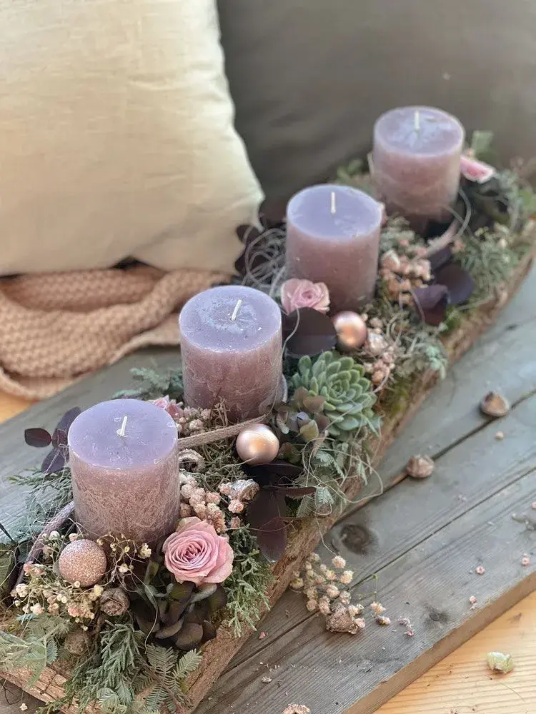 Netradiční adventní věnec 