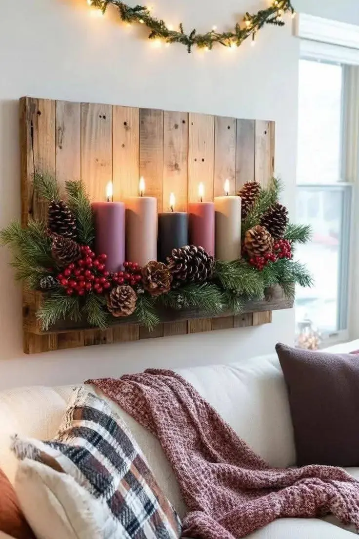 Netradiční adventní věnec 