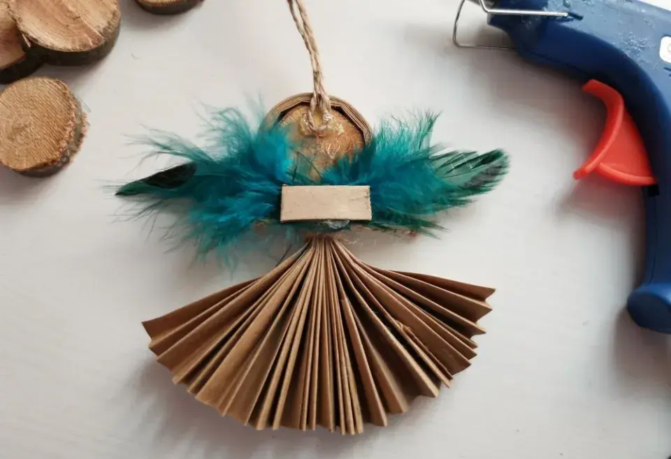 vánoční anděl DIY