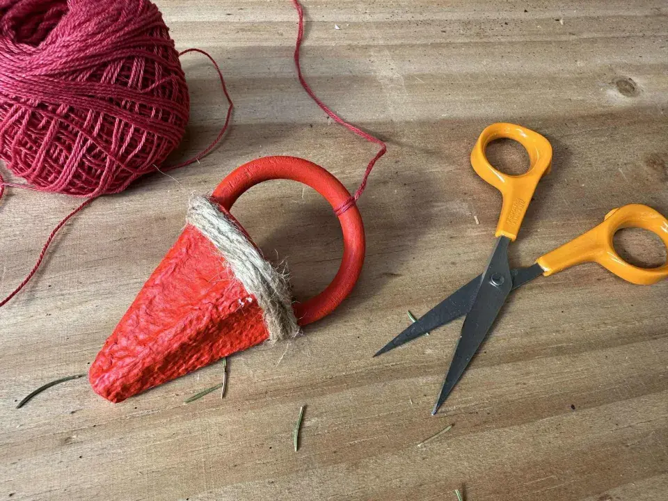 vánoční košíčky DIY