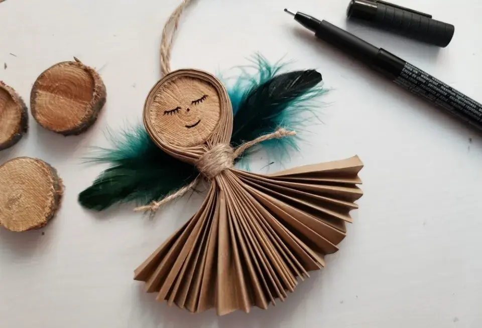 vánoční anděl DIY