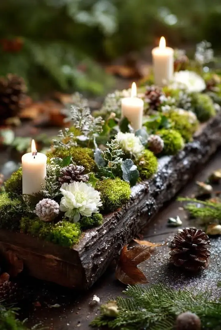 Adventní věnec ze zahrady 