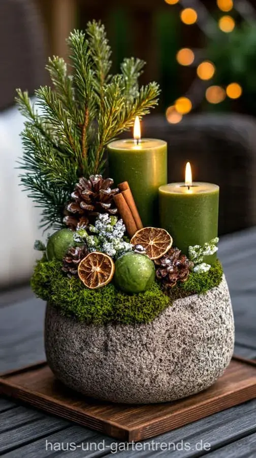 Vánoční svícny jako součást domácí atmosféry