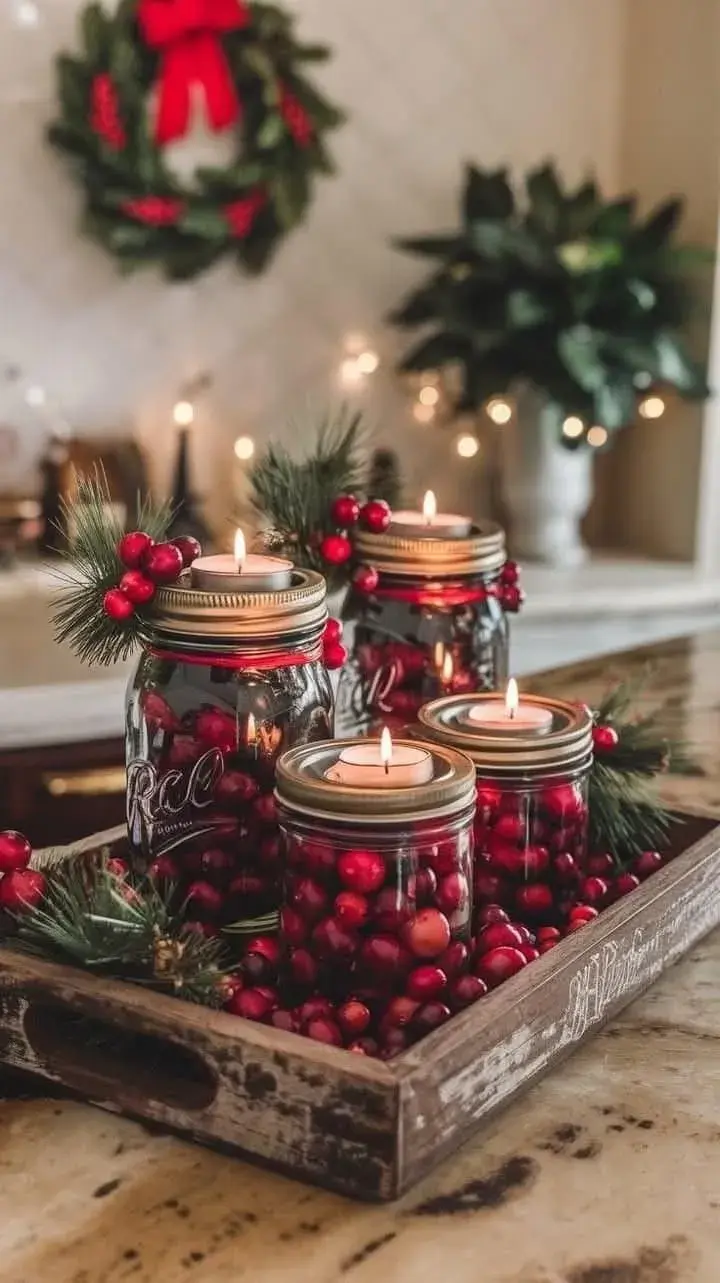 Svícny ze zavařovaček 