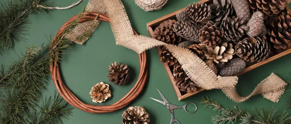 Materiál k dekoraci