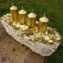 Vánoční svícny jako součást domácí atmosféry