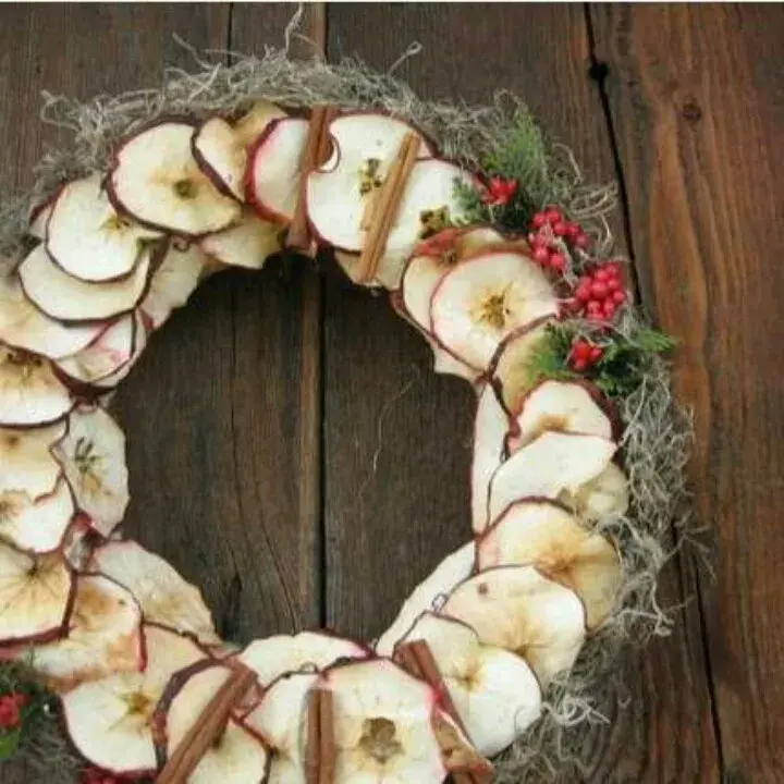 Vánoční věnec na dveře