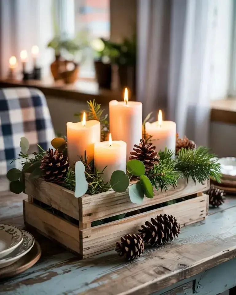 Netradiční adventní věnec 