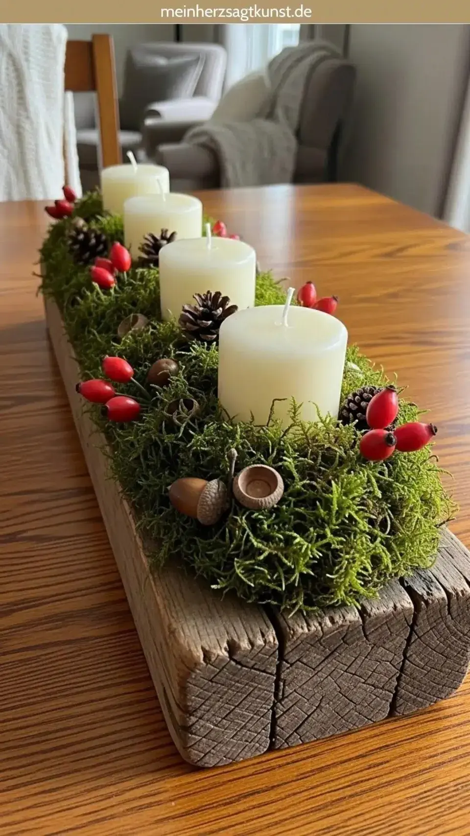 Netradiční adventní věnec 