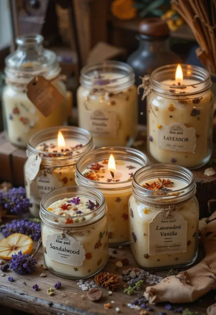 Sójové svíce jako dárek