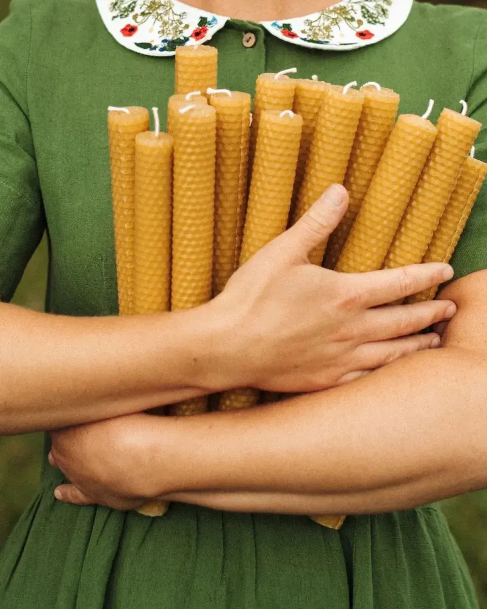 Svíčky z včelího vosku