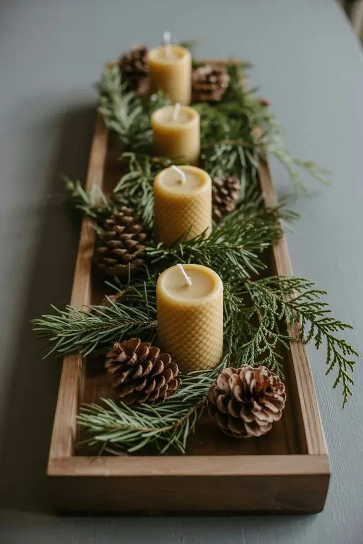 Adventní věnec na délku