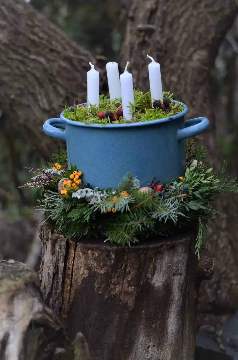 Adventní věnec z kuchyně 