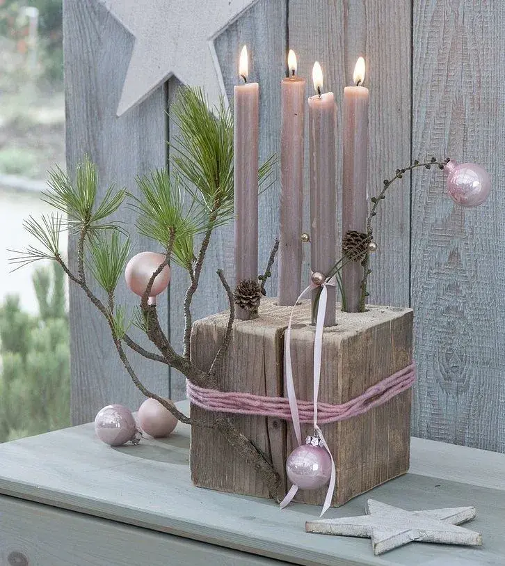 Atypický adventní věnec 