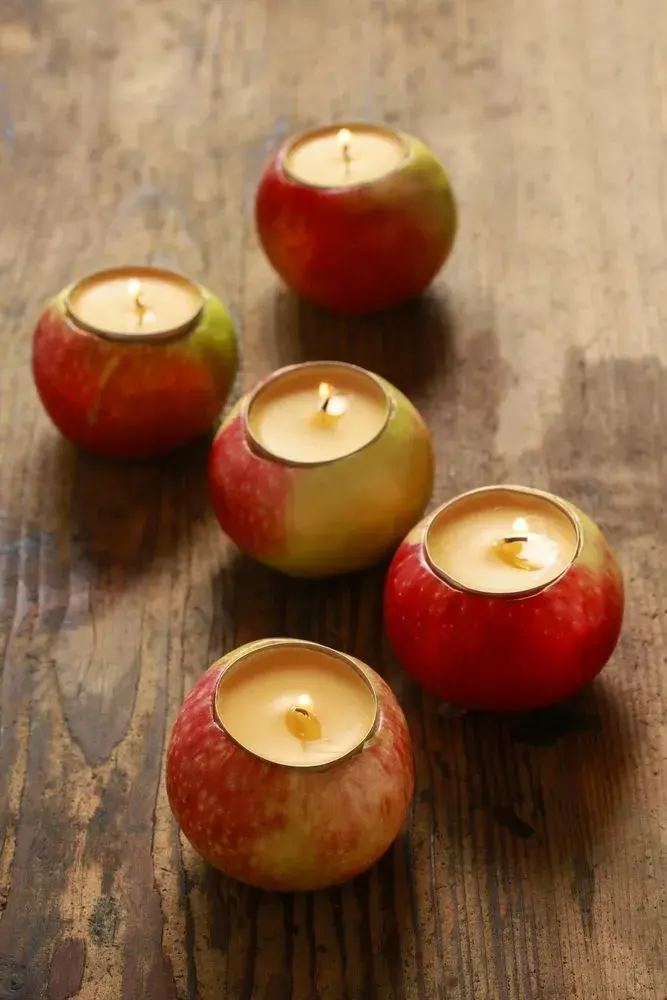 Svíce z jablek