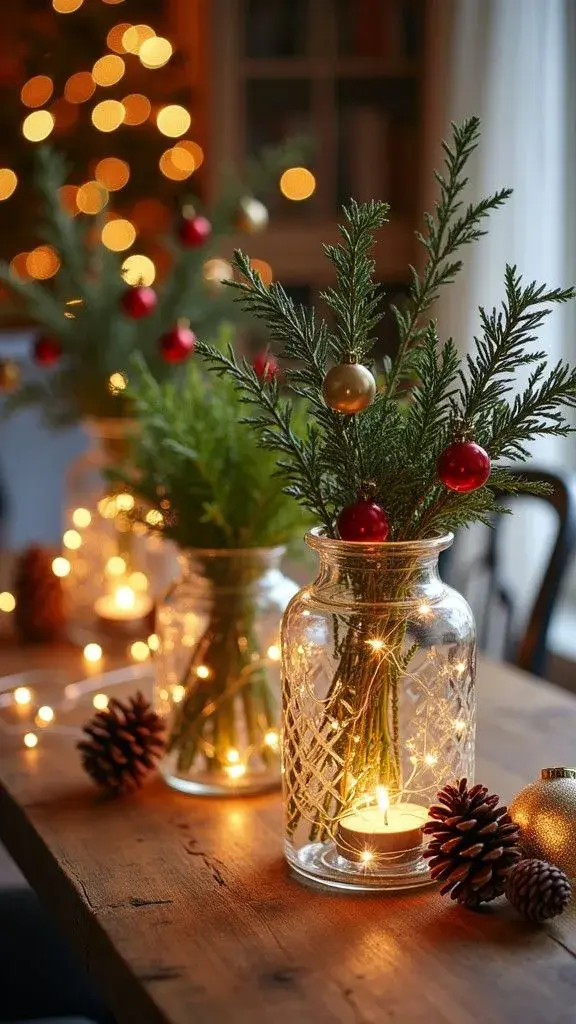 Vánoční lucerna nebo váza 