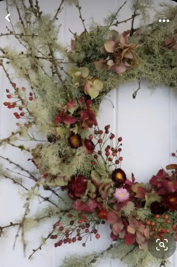 Vánoční interiérový věnec