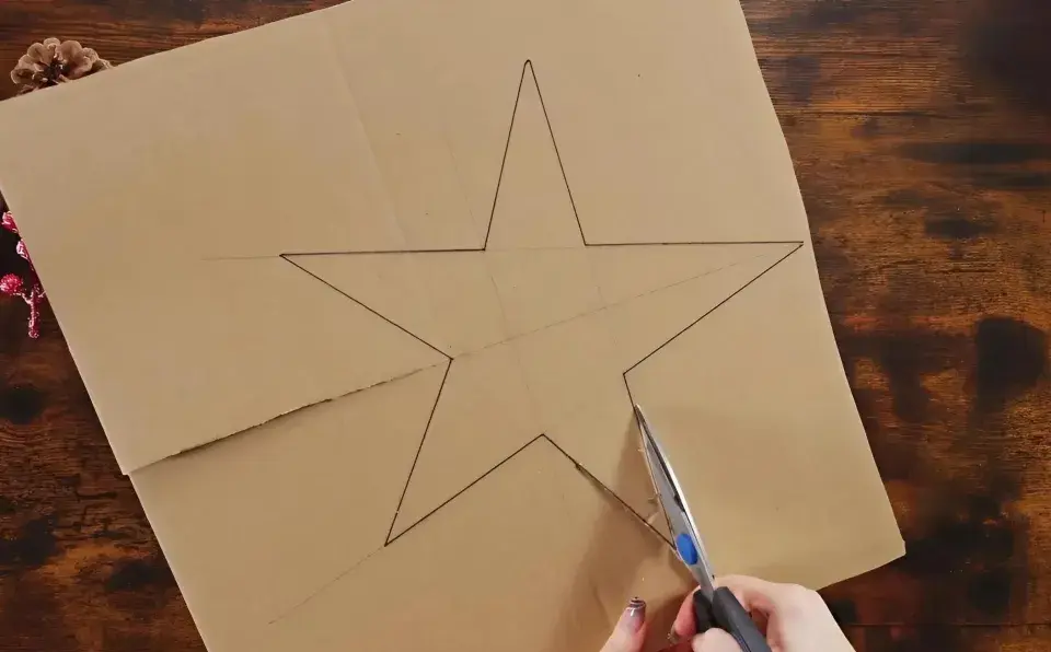 Výroba hvězdy na dveře