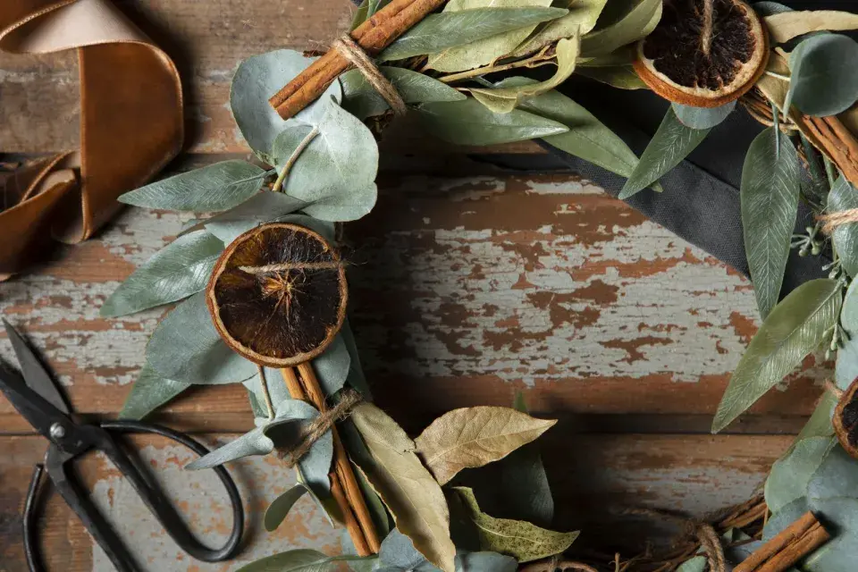 Eukalyptus na věnci 