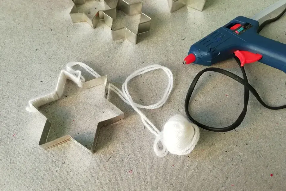 vánoční hvězda DIY