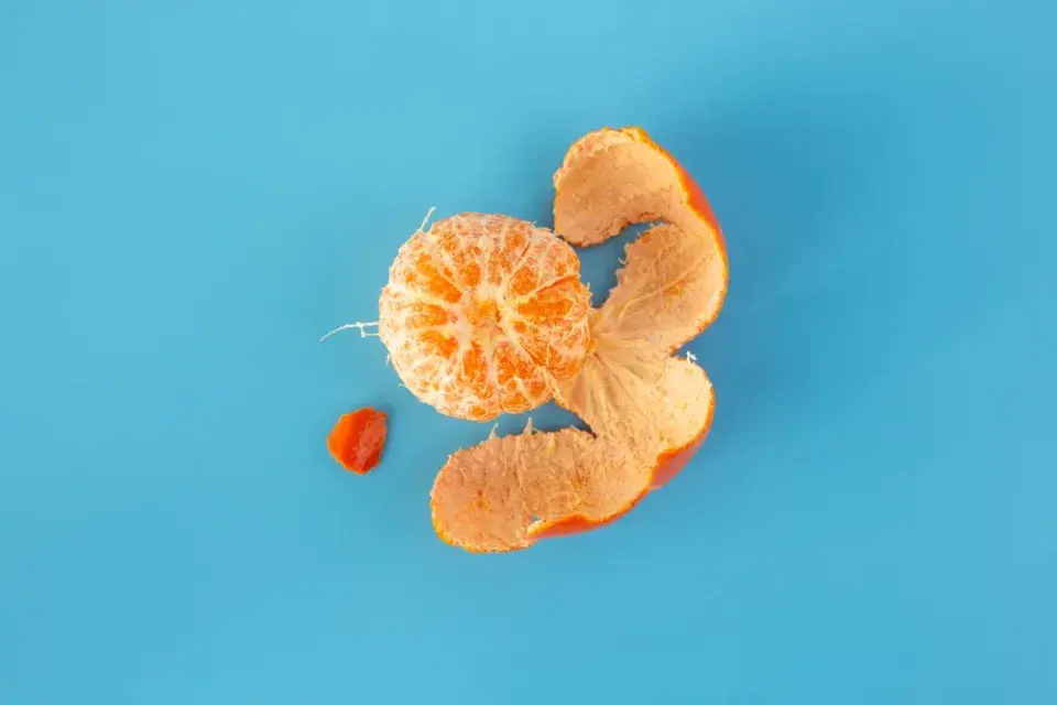 muchomůrky z mandarinky DIY