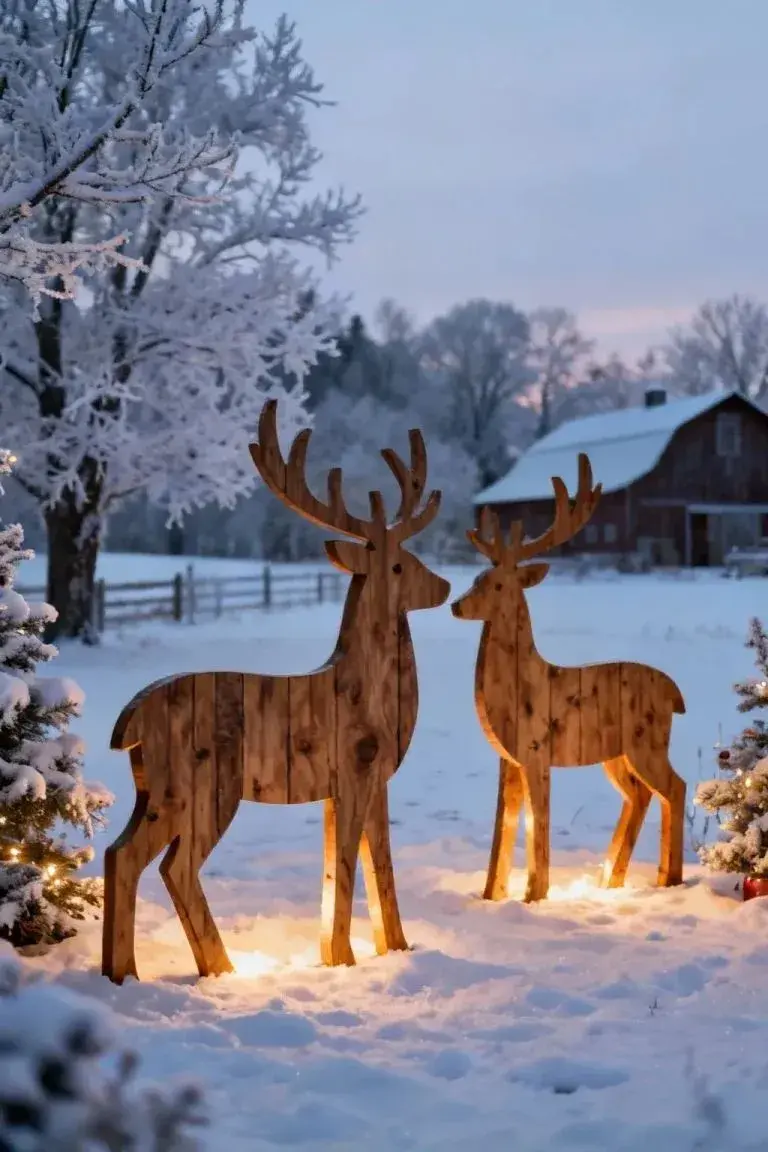 Jak odekorovat zahradu před Vánocemi?
