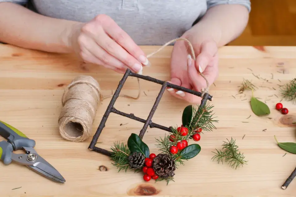 Vánoční dekorace, adventní okénko