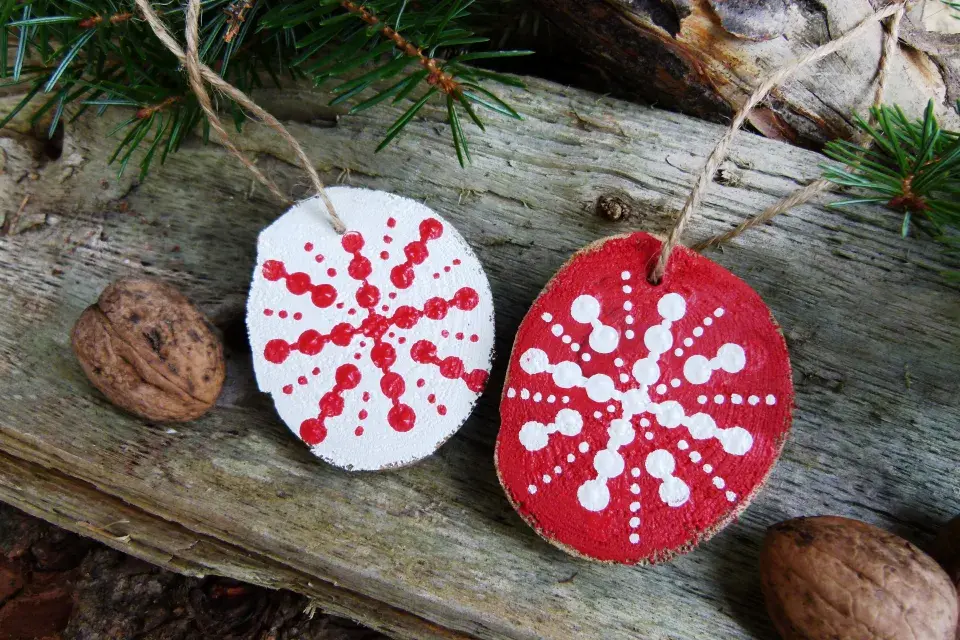 vánoční ozdoby DIY