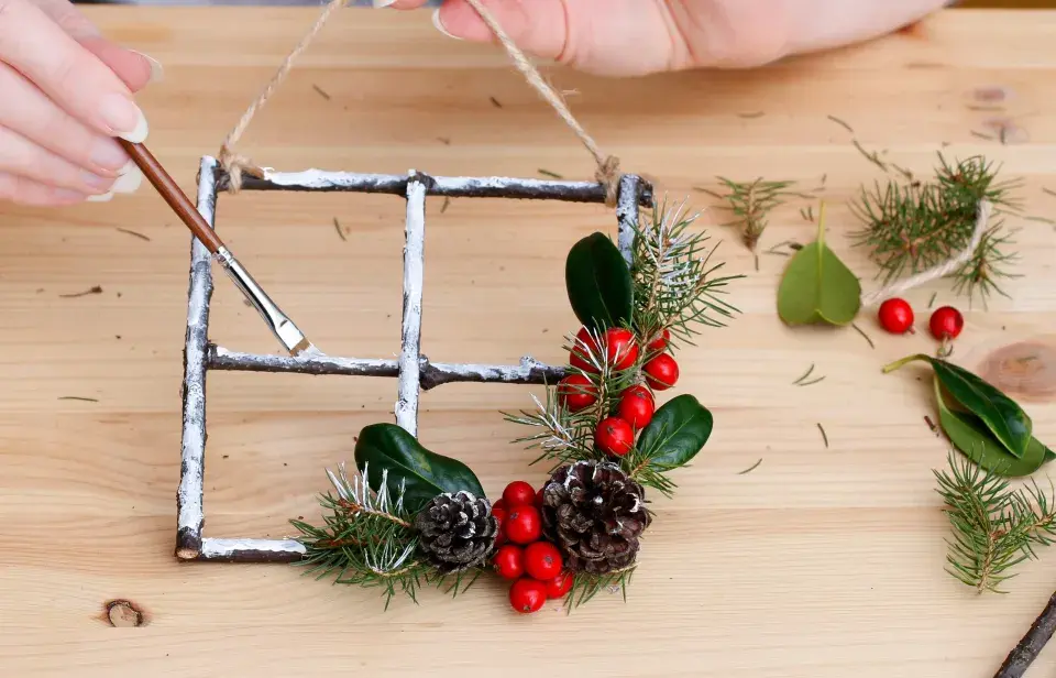 Vánoční dekorace, adventní okénko